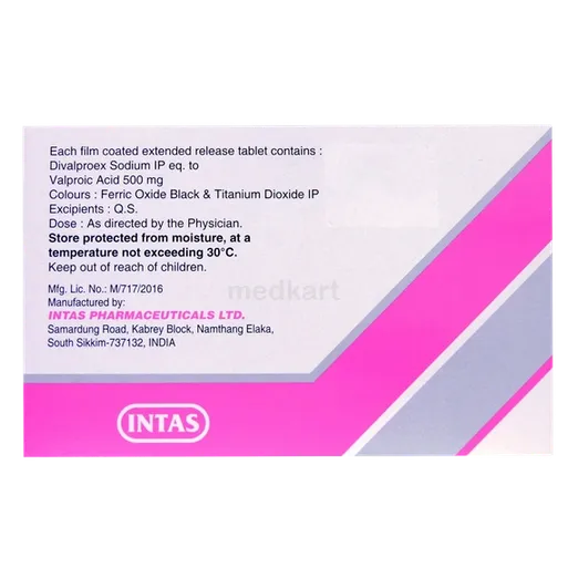 divaa od 500mg tablet 10's